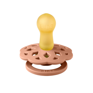 BIBS Πιπίλες Boheme Round Καουτσούκ 2τμχ Vanilla / Peach No1