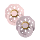 BIBS Πιπίλες Boheme Round Καουτσούκ 2τμχ Blossom / Dusty Lilac No1