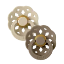 BIBS Πιπίλες Boheme Round Καουτσούκ 2τμχ Vanillia / Dark Oak No2 BIBS Πιπίλες Boheme Round Καουτσούκ 2τμχ Vanillia / Dark Oak No2