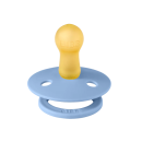 BIBS Πιπίλες Colour Round Καουτσούκ 2τμχ Sky Blue/Baby Blue No2