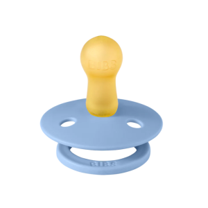 BIBS Πιπίλες Colour Round Καουτσούκ 2τμχ Sky Blue/Baby Blue No2 BIBS Πιπίλες Colour Round Καουτσούκ 2τμχ Sky Blue/Baby Blue No2