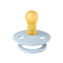 BIBS Πιπίλες Colour Round Καουτσούκ 2τμχ Sky Blue/Baby Blue No2