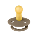 BIBS Πιπίλες Colour Round Καουτσούκ 2τμχ White / Dark Oak No2 BIBS Πιπίλες Colour Round Καουτσούκ 2τμχ White / Dark Oak No2