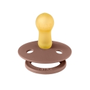 BIBS Πιπίλες Colour Round Καουτσούκ 2τμχ Woodchuck / Blush No2 BIBS Πιπίλες Colour Round Καουτσούκ 2τμχ Woodchuck / Blush No2