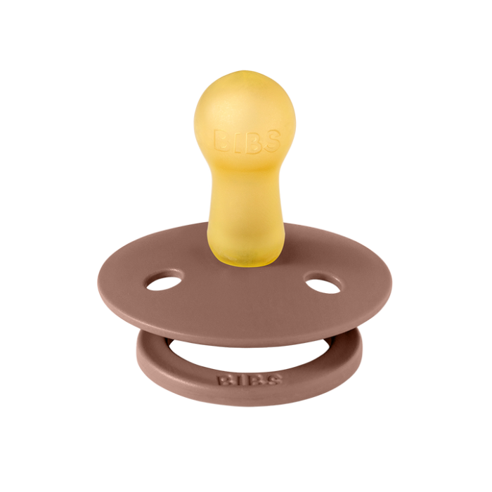 BIBS Πιπίλες Colour Round Καουτσούκ 2τμχ Woodchuck / Blush No2 BIBS Πιπίλες Colour Round Καουτσούκ 2τμχ Woodchuck / Blush No2