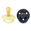 Bibs Πιπίλες Colour Round Latex No1 Dusky Luna/Deep Space