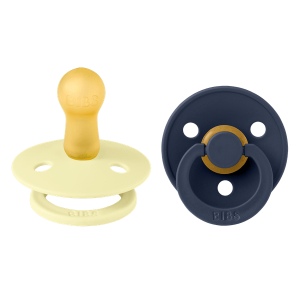 Bibs Πιπίλες Colour Round Latex No1 Dusky Luna/Deep Space