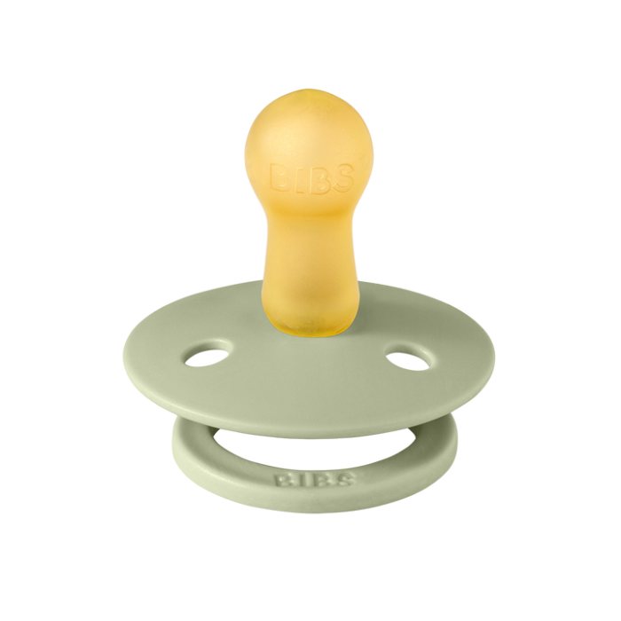 Bibs Πιπίλες Colour Round Latex No1 Ivory/Sage