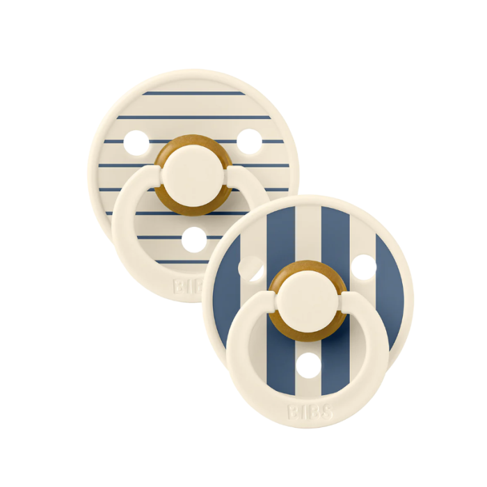 Bibs Πιπίλες Studio Colour Latex Pin  No2 Ivory Steel Blue Mix