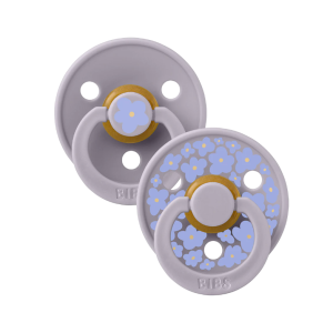 Bibs Πιπίλες Studio Colour Latex Pin No1 Jasmine - Fossil Grey Mix