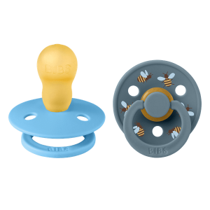 BIBS  Studio Collection Σετ Πιπίλες 2τμχ – Bumblebee/Breeze Mix Στρόγγυλη No3