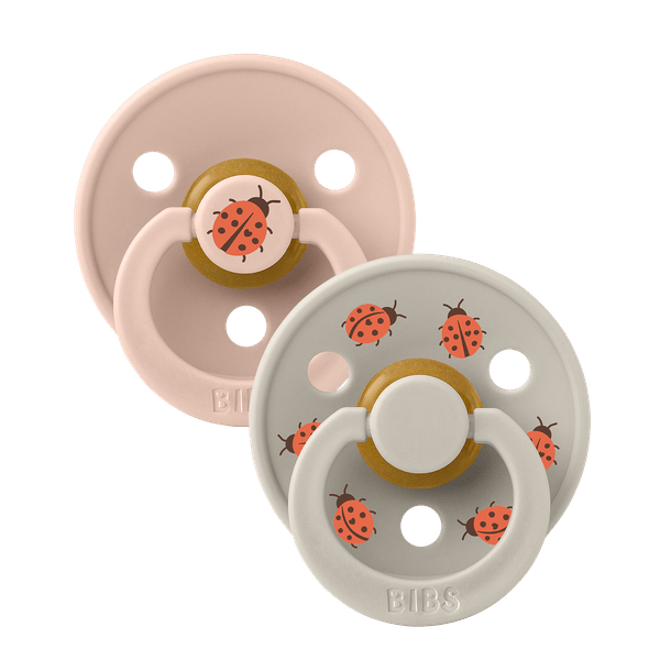BIBS Studio Collection Σετ Πιπίλες 2τμχ – Ladybag/Blush Mix Στρόγγυλη No1 BIBS Studio Collection Σετ Πιπίλες 2τμχ – Ladybag/Blush Mix Στρόγγυλη No1