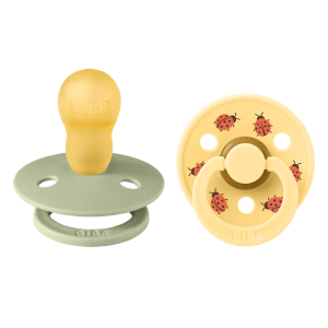 BIBS  Studio Collection Σετ Πιπίλες 2τμχ – Ladybag/Sage Mix Στρόγγυλη No3