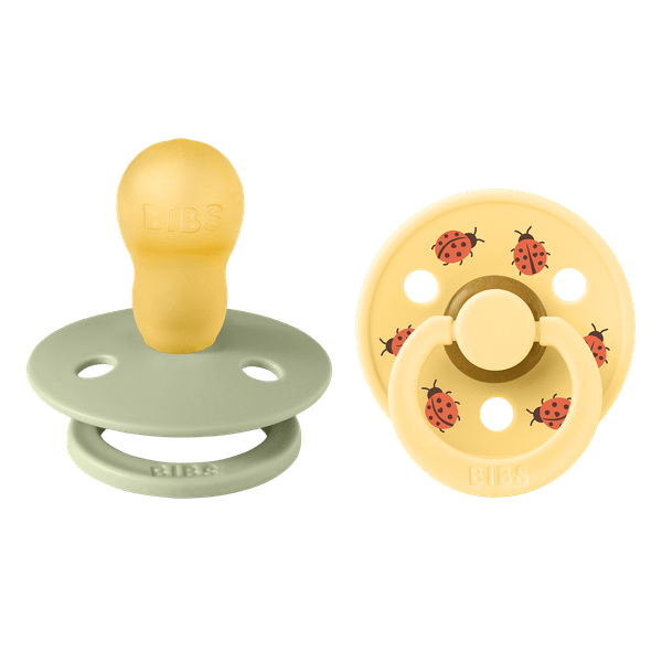 BIBS Studio Collection Σετ Πιπίλες 2τμχ – Ladybag/Sage Mix Στρόγγυλη No3 BIBS Studio Collection Σετ Πιπίλες 2τμχ – Ladybag/Sage Mix Στρόγγυλη No3
