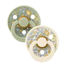 BIBS x Liberty Πιπίλες Colour Round Καουτσούκ 2τμχ Eloise Sage Mix No2