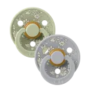 BIBS x Liberty Πιπίλες Colour Round Καουτσούκ 2τμχ Capel Sage Mix No2