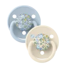 BIBS x Liberty Πιπίλες De Lux 2τμχ Σιλικόνης Onesize Eloise / Baby Blue Mix