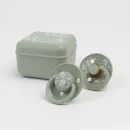 BIBS x Liberty Πιπίλες De Lux 2τμχ Σιλικόνης Onesize Eloise / Baby Blue Mix