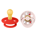 BIBS X Μoomins Colour Σετ Πιπίλες 2τμχ – Dancing Candy Apple/Petal Mix Στρόγγυλη No1 BIBS X Μoomins Colour Σετ Πιπίλες 2τμχ – Dancing Candy Apple/Petal Mix Στρόγγυλη No1