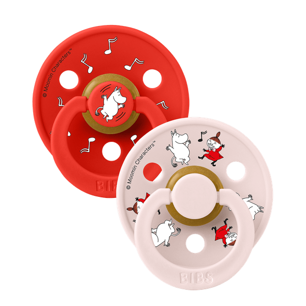 BIBS X Μoomins Colour Σετ Πιπίλες 2τμχ – Dancing Candy Apple/Petal Mix Στρόγγυλη No2 BIBS X Μoomins Colour Σετ Πιπίλες 2τμχ – Dancing Candy Apple/Petal Mix Στρόγγυλη No2