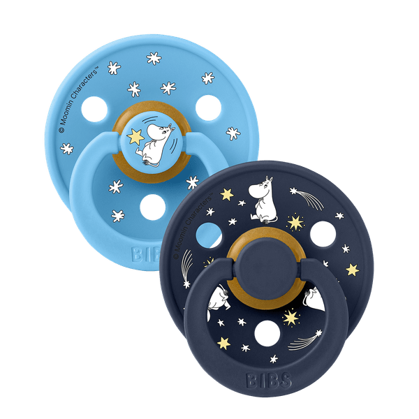 BIBS X Μoomins Colour Σετ Πιπίλες 2τμχ – Goodnight Breeze/Deep Space Mix Στρόγγυλη No1 BIBS X Μoomins Colour Σετ Πιπίλες 2τμχ – Goodnight Breeze/Deep Space Mix Στρόγγυλη No1