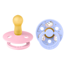 BIBS X Μoomins Colour Σετ Πιπίλες 2τμχ – Sailing Nordic Baby Pink / Hush Mix Στρόγγυλη No2 BIBS X Μoomins Colour Σετ Πιπίλες 2τμχ – Sailing Nordic Baby Pink / Hush Mix Στρόγγυλη No2