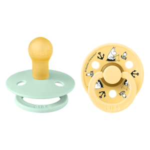 BIBS X Μoomins Colour Σετ Πιπίλες 2τμχ – Sailing Nordic Mint/Pale Butter Mix Στρόγγυλη No1 BIBS X Μoomins Colour Σετ Πιπίλες 2τμχ – Sailing Nordic Mint/Pale Butter Mix Στρόγγυλη No1