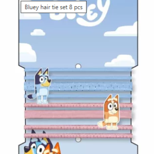 Bluey Σετ Λαστιχάκια Μαλλιών 8τμχ Bluey Σετ Λαστιχάκια Μαλλιών 8τμχ