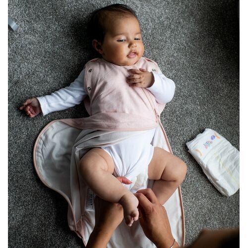 Gro Swaddle bag Υπνόσακος Χειμωνιάτικος 2.5 tog 0-3 μηνών Blush