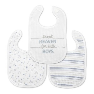 Βρεφικές Σαλιάρες Mε Velcro 3τμχ Natural Boy Lorelli 