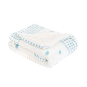 Βρεφική Βελουτέ Εξαιρετικά Απαλή Κουβέρτα Κούνιας 110/140 Polar Fisher Μέντα Kikka Boo