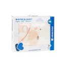 Βρεφική Βελουτέ Εξαιρετικά Απαλή Κουβέρτα Κούνιας 110/140 Polar Fisher Ροζ Kikkaboo