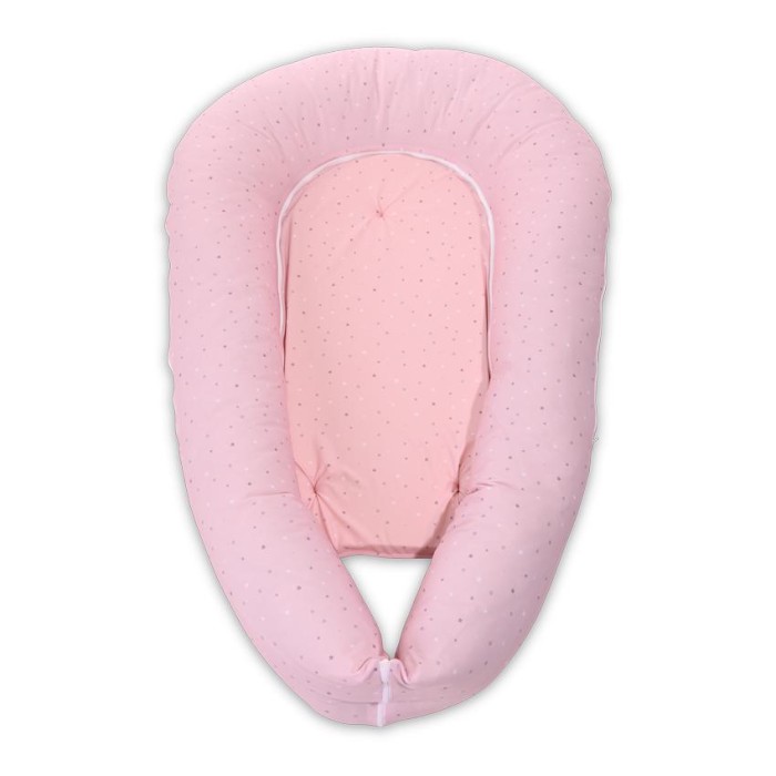 Βρεφική Φωλιά 3 Σε 1 Ροζ Φεγγάρια & Αστέρια Lorelli