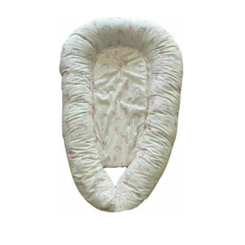 Βρεφική Φωλιά 3 Σε 1 Ροζ Φεγγάρια & Αστέρια Lorelli