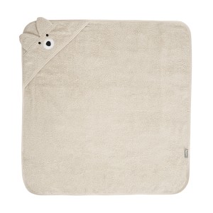 Βρεφική Πετσετούλα Μπάνιου 90x90cm Soft Beige Lorelli