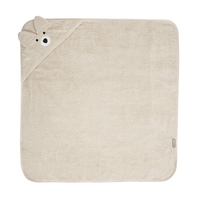 Βρεφική Πετσετούλα Μπάνιου 90x90cm Soft Beige Lorelli