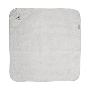 Βρεφική Πετσετούλα Μπάνιου 90x90cm Soft Grey Lorelli