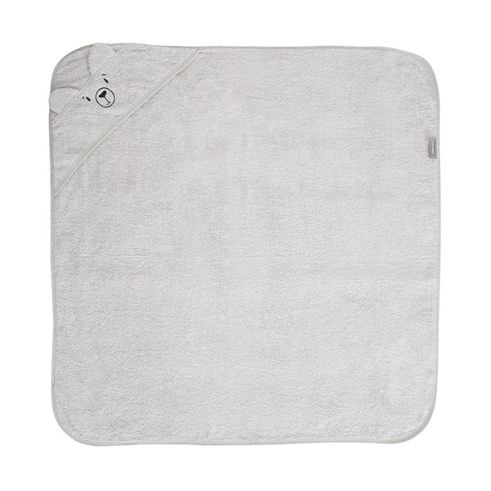 Βρεφική Πετσετούλα Μπάνιου 90x90cm Soft Grey Lorelli