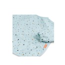 Βρεφική Σαλιάρα Με Μακρύ Μανίκι 6-18m Happy Dots Μπλε Done by Deer