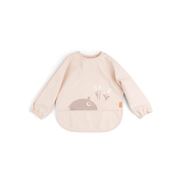 Βρεφική Σαλιάρα Με Μακρύ Μανίκι 6-18m Ozzo Powder Done by Deer