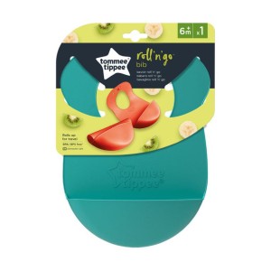 Βρεφική Σαλιάρα Σιλικόνης Roll N Go Πράσινο Tommee Tippee