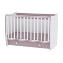 Βρεφικό Κρεβατάκι 2 Επιπέδων Dream New 60x120 Lorelli Cappuccino