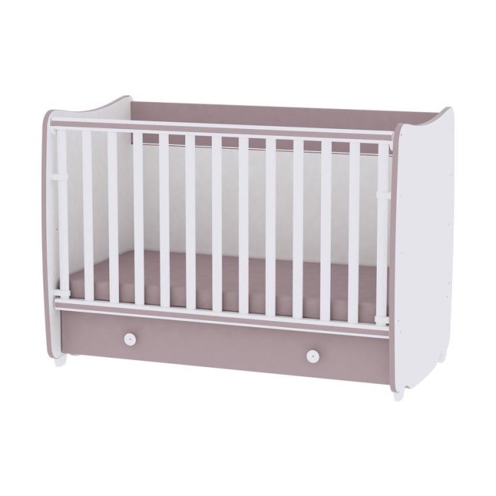 Βρεφικό Κρεβατάκι 2 Επιπέδων Dream New 60x120 Lorelli Cappuccino