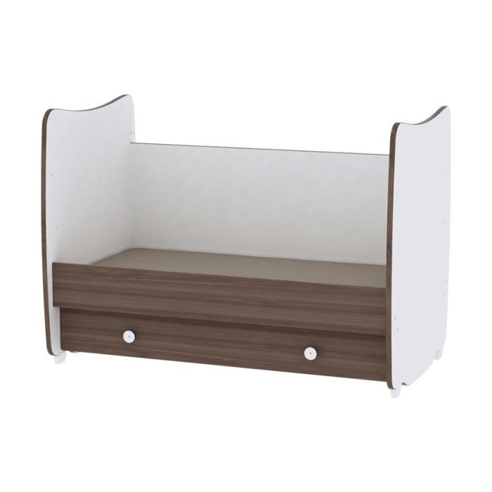 Βρεφικό Κρεβατάκι 2 Επιπέδων Dream New 60x120 Λευκό Lorelli