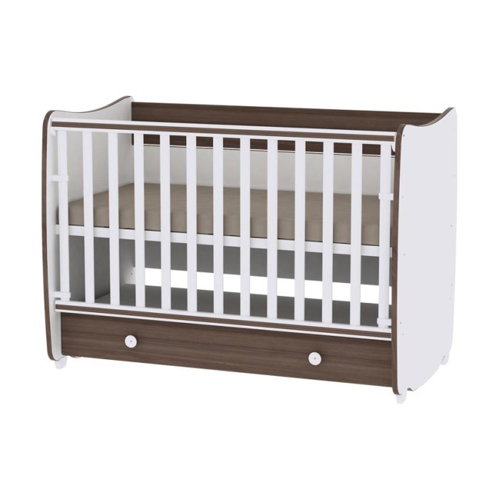 Βρεφικό Κρεβατάκι 2 Επιπέδων Dream New 60x120 Λευκό Lorelli