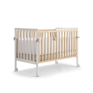 Βρεφικό Κρεβατάκι Συγκοίμησης PALI Flippy Bianco-Naturale