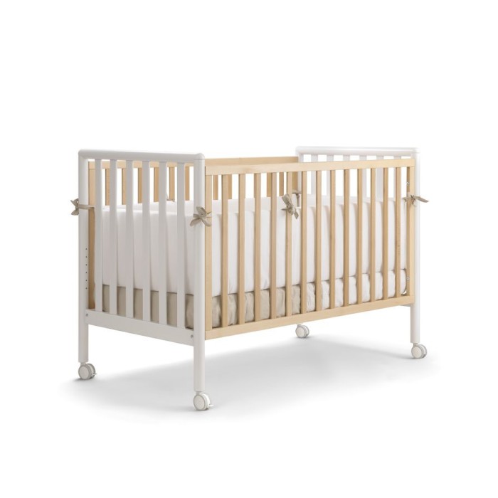 Βρεφικό Κρεβατάκι Συγκοίμησης PALI Flippy Bianco-Naturale Βρεφικό Κρεβατάκι Συγκοίμησης PALI Flippy Bianco-Naturale
