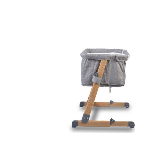 Βρεφικό Λίκνο Shared Love Grey Wood Print Cangaroo Βρεφικό Λίκνο Shared Love Grey Wood Print Cangaroo