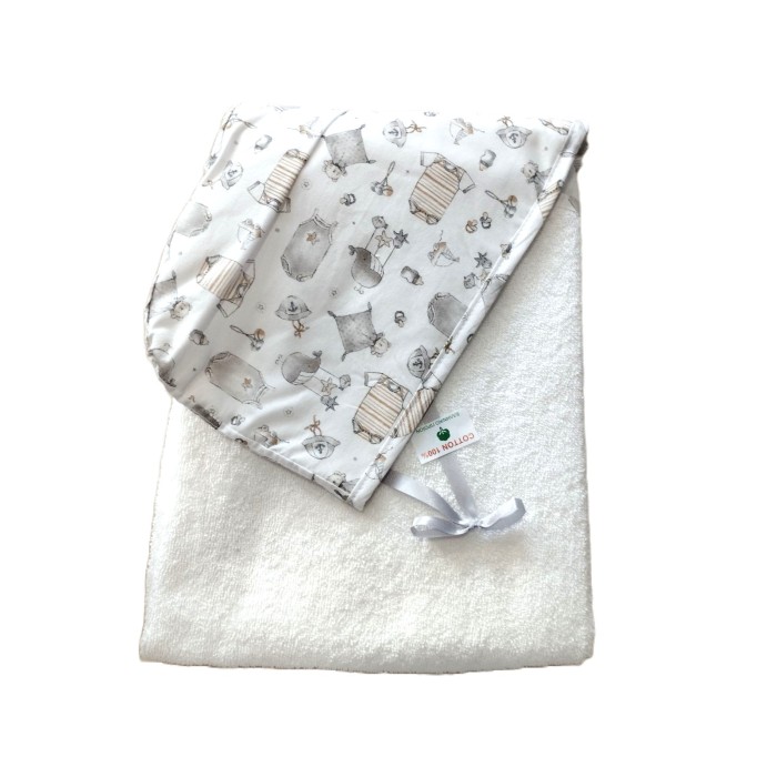 Bρεφικό Μπουρνούζι Κάπα Γκρι Figlio Bino