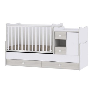 Βρεφικό Πολυμορφικό Κρεβατάκι Μετατρεπόμενο Lorelli MiniMAX Light Oak